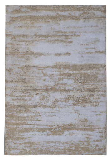 Modern Abstract  Silk and Wool Hand Knotted Rug 3'10''x5'08''  - AR44637