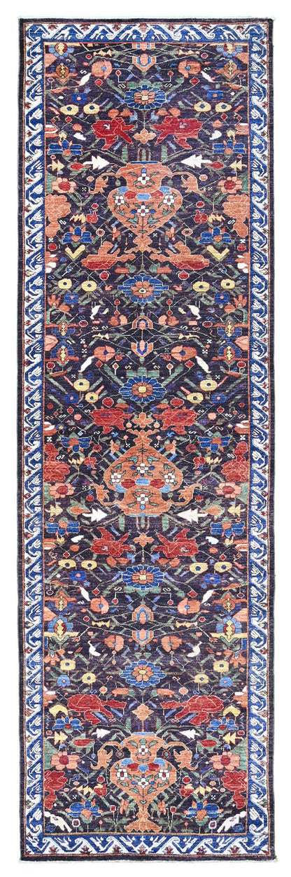 Fine Zigler  Wool Hand Knotted Rug 4'00''x13'09''  - AR71626