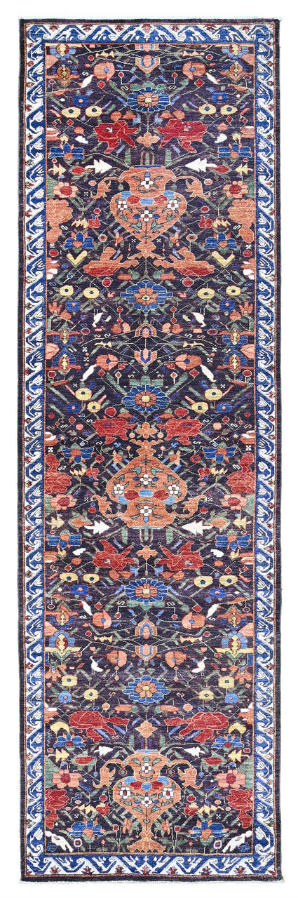 Fine Zigler  Wool Hand Knotted Rug 4'00''x13'09''  - AR71626