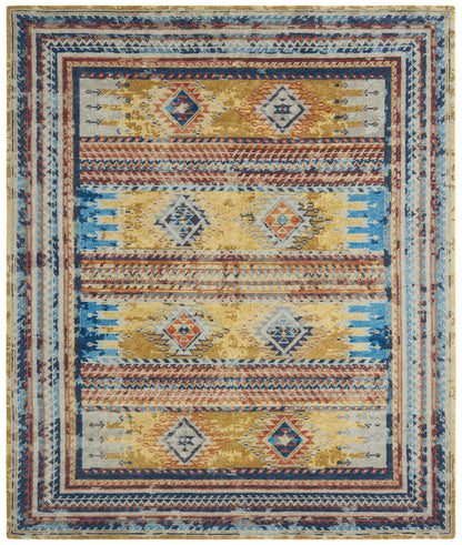 Transitional Hand Knotted Rug Wool - KMV7260