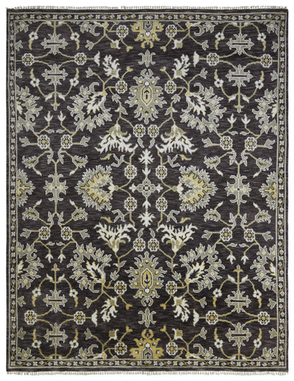 Transitional Hand Knotted Rug Wool - KUS1250
