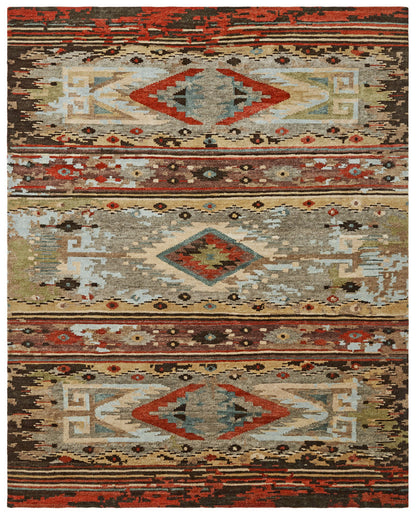Transitional Hand Knotted Rug Wool - KMV7340