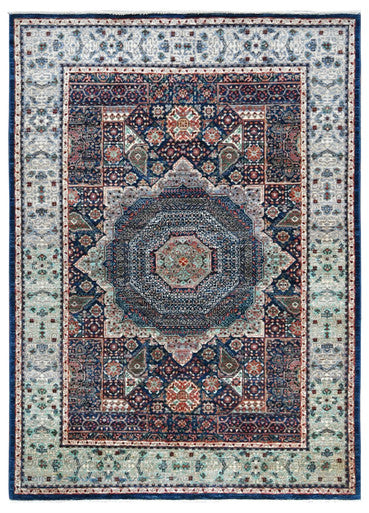 Farahan Mamluk Design Wool Hand Knotted Rug 4'08''x6'04''  - AR77022
