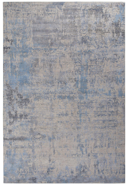Indigo Collection, H/L With Silk Handknotted Rug 6'04" X 10'02" -Art64399