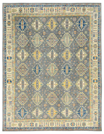 Caucasian Fine Super Kazak Wool Hand Knotted Rug 8'01''x10'08''  - AR89124