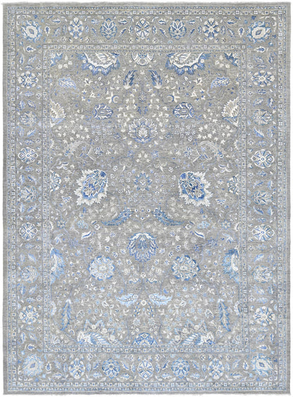 Fine Zigler  Oushak Silk and Wool Hand Knotted Rug 9'00''x12'02''  - AR81763