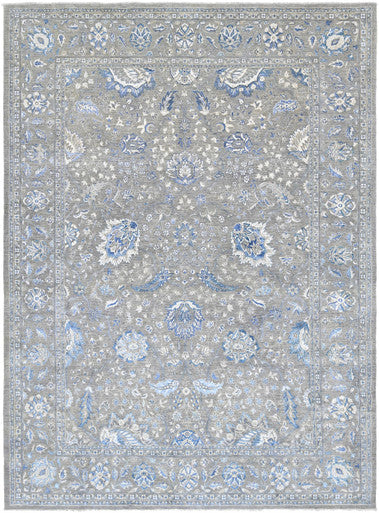 Fine Zigler  Oushak Silk and Wool Hand Knotted Rug 9'00''x12'02''  - AR81763