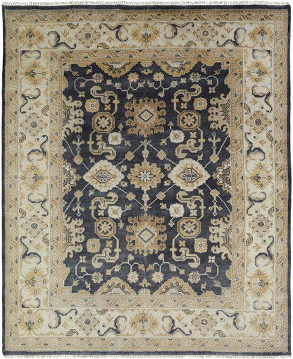 Transitional Hand Knotted Rug Wool - KUS1080
