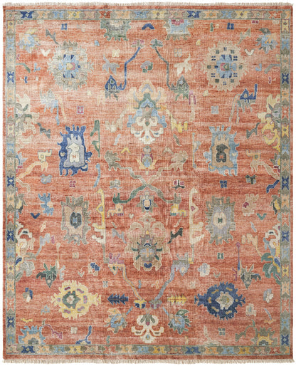 Transitional Hand Knotted Rug Wool & Silk - KAA9040