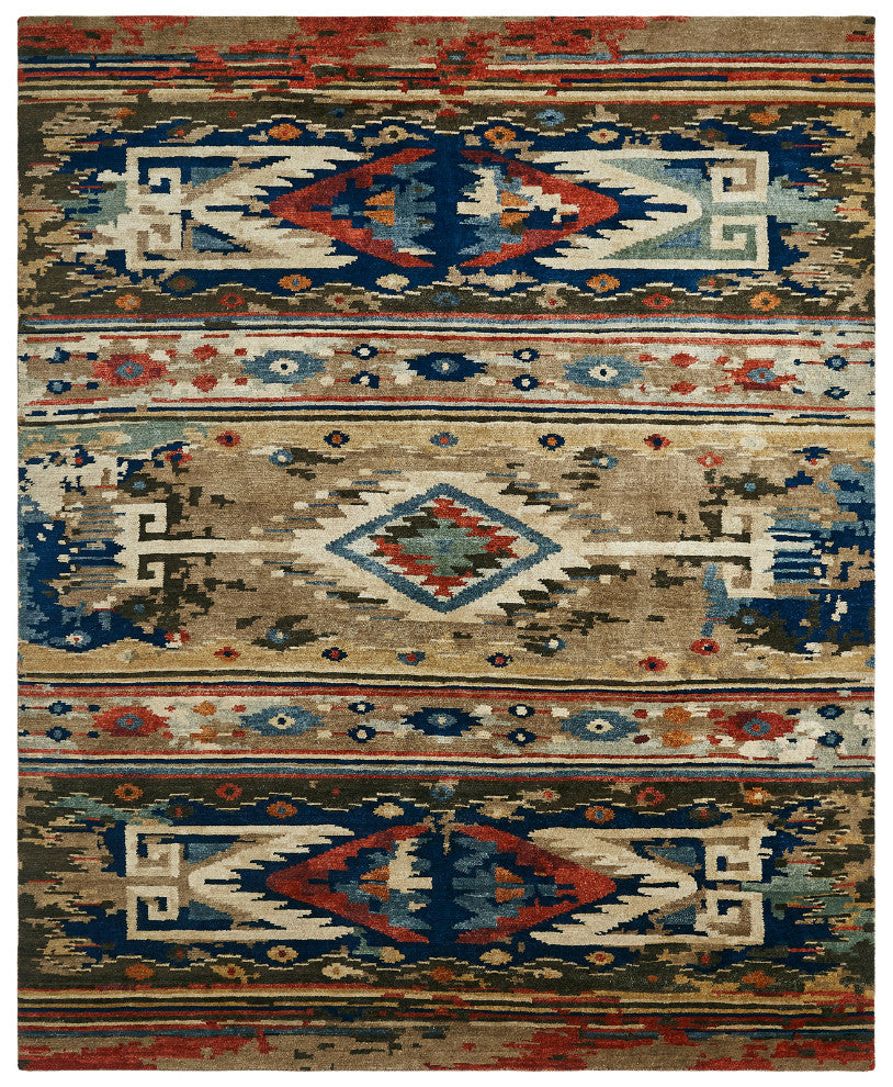 Gold Transitional Hand knotted Wool Rug Sizes From: 2x3 to 12x15 - Sku: KMV7330
