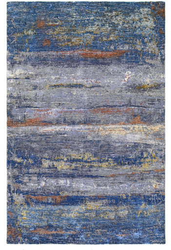 Indigo Collection W/Silk Handknotted Rug 6'06" X 10'01" -Art73960