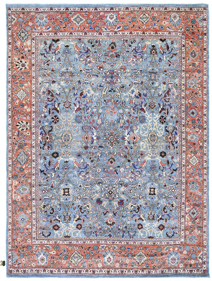 Fine Turk Oushak Wool Hand Knotted Rug 8'10''x11'11''  - AR73724