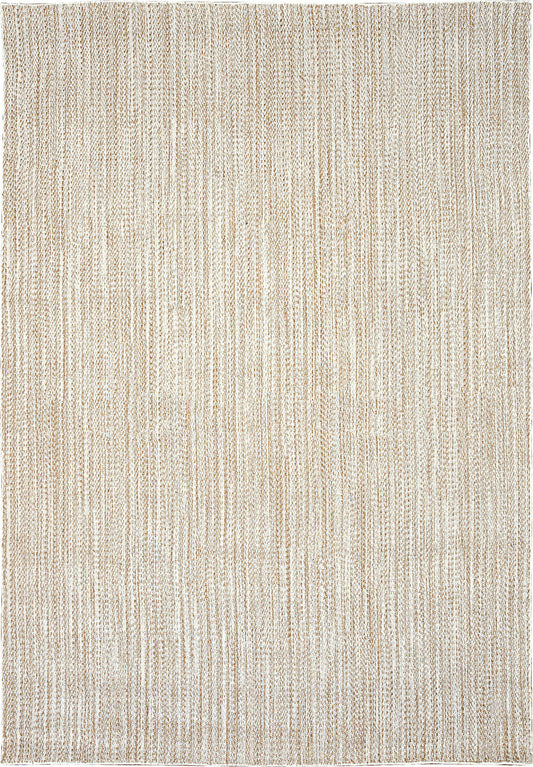 CONTEMPORARY HAND WOVEN RUG WOOL  -  WRU610NATURAL