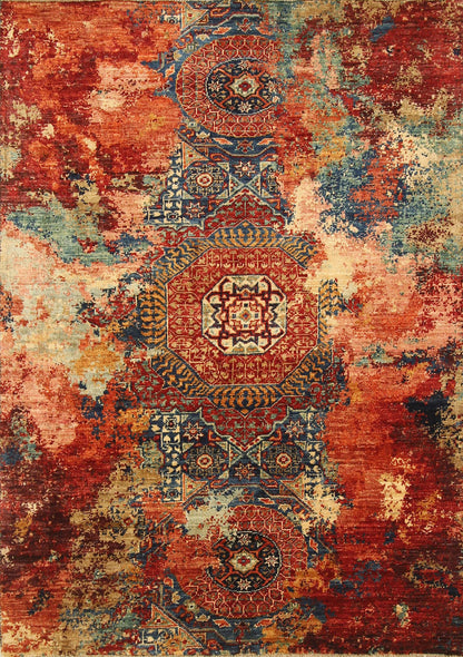 Oushak  Wool Hand Knotted Rug 3'06''x4'10''  - AR83318