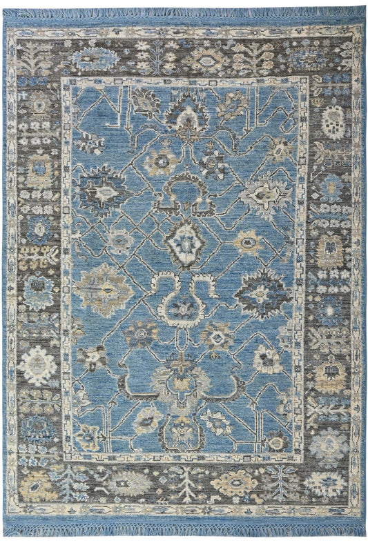 Anatolian Design  Wool Hand Knotted Rug 6'01''x8'05''  - AR79897