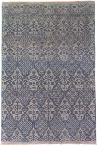 Indigo Collection Handknotted Rug 6'01" X 9'03" -Art31520