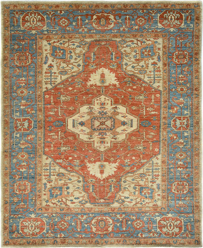 Tribal Nomad Vege Dye Wool Hand Knotted Rug 8'02''x9'11''  - AR92850