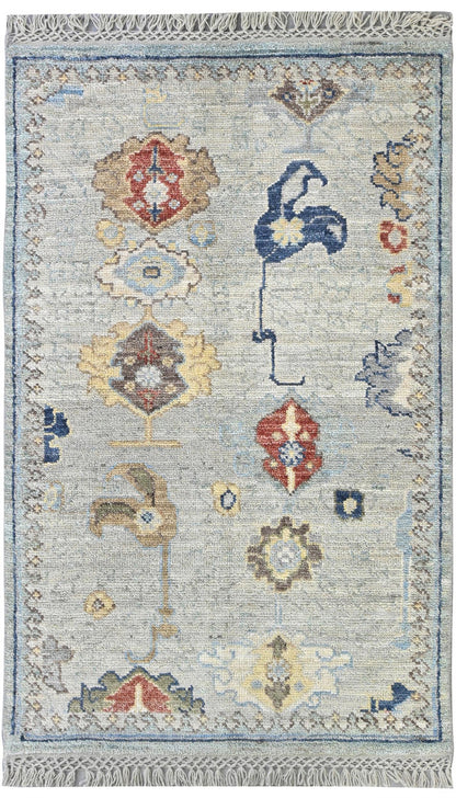 Anatolian Design  Wool Hand Knotted Rug 3'01''x5'01''  - AR77765