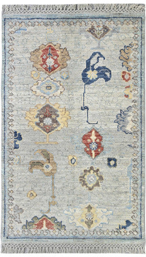 Anatolian Design  Wool Hand Knotted Rug 3'01''x5'01''  - AR77765
