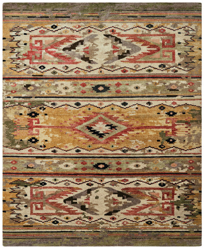 Transitional Hand Knotted Rug Wool - KMV7320