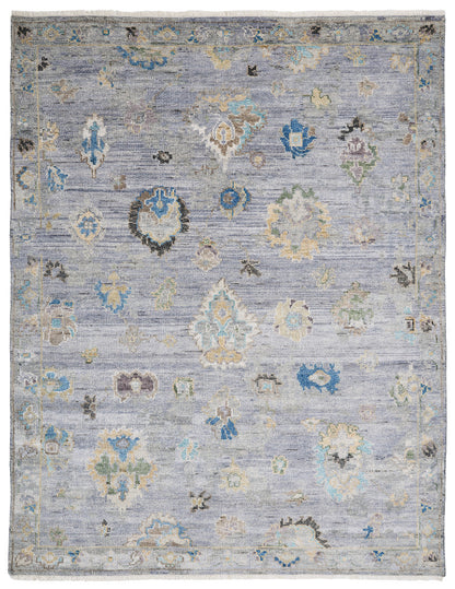 Transitional Hand Knotted Rug Wool & Silk - KAM10080