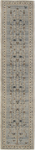 Tribal Souf Moroccan Design Wool Hand Knotted Rug 2'07''x11'10''  - AR76599
