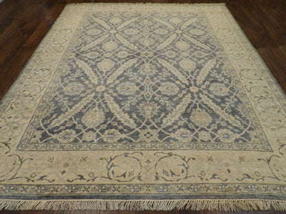 Turk Oushak Natural Dye rug corner detail