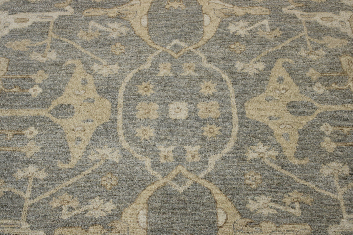 Traditional Chobi rug border detail