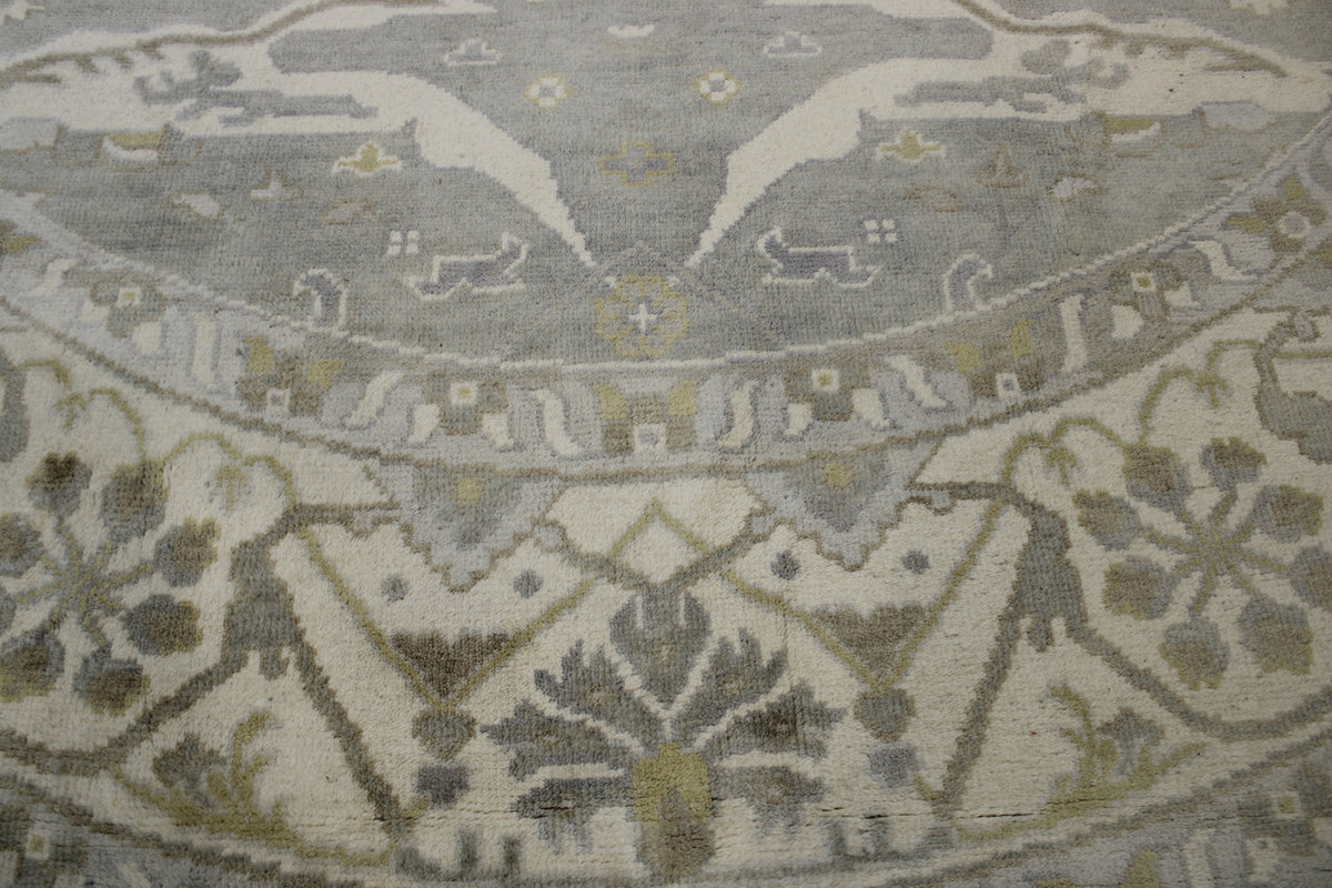 Full view of Oushak Indo Ziegler rug