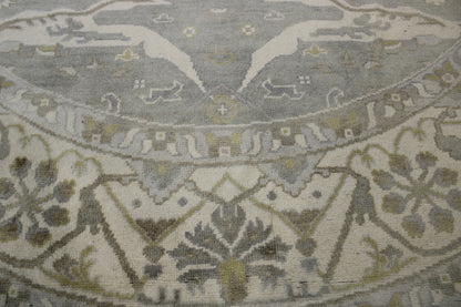 Full view of Oushak Indo Ziegler rug