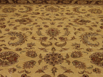 Antique wash wool texture close-up, brown and gold
