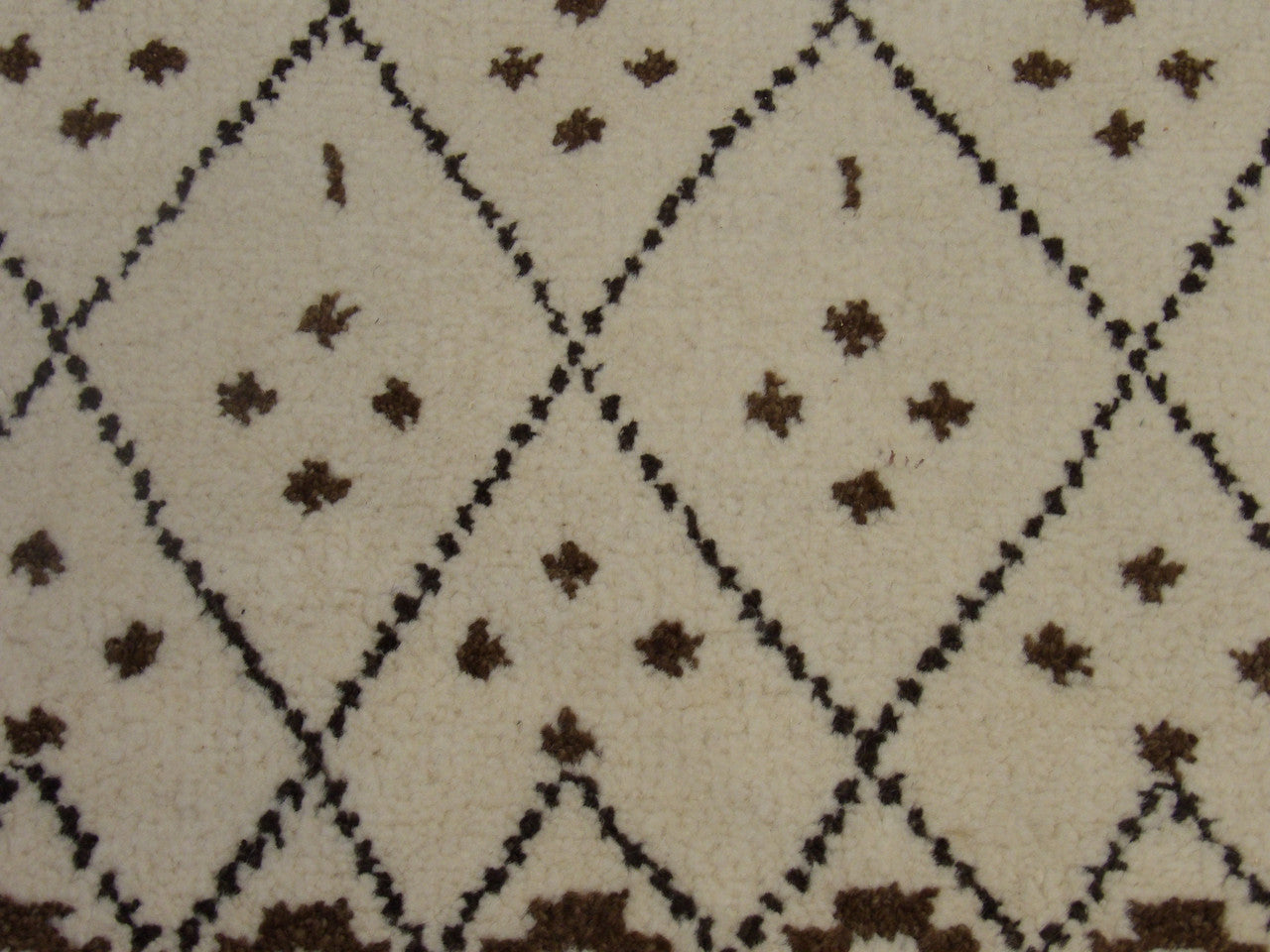Moroccan rug border detail