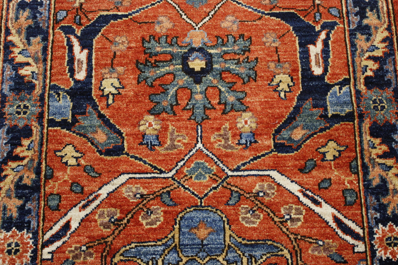 Full view of Tribal Fine Sherapi rug
