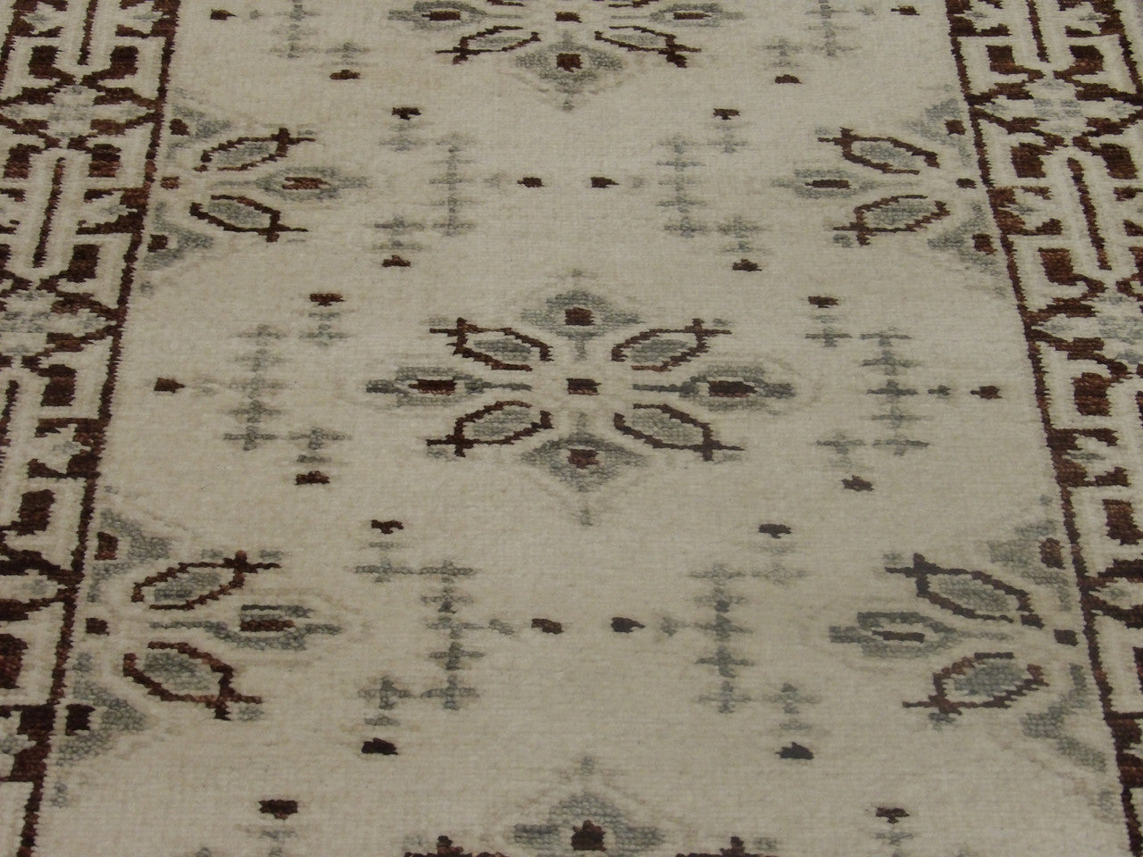 Back of Turk Oushak Stone Wash hand-knotted rug