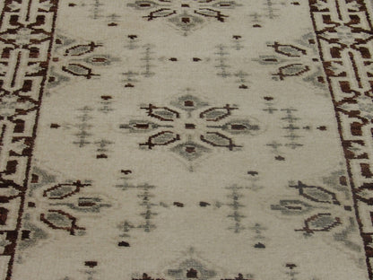 Back of Turk Oushak Stone Wash hand-knotted rug