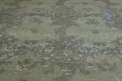 Full view of Transitional Abstract Ikat Design rug
