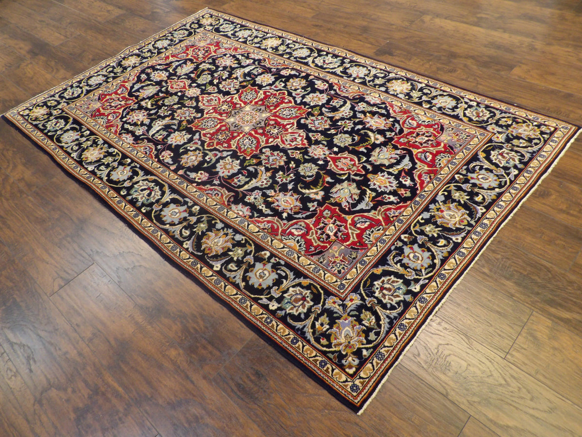 Full view of Fine Persian Qum rug