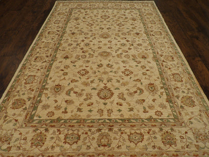 Close-up of wool pile, Beige rug