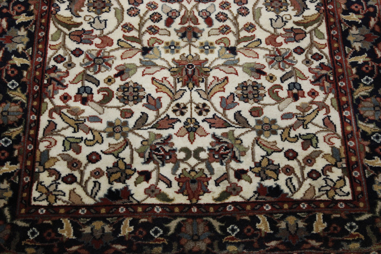 Close-up of wool pile, Beige rug