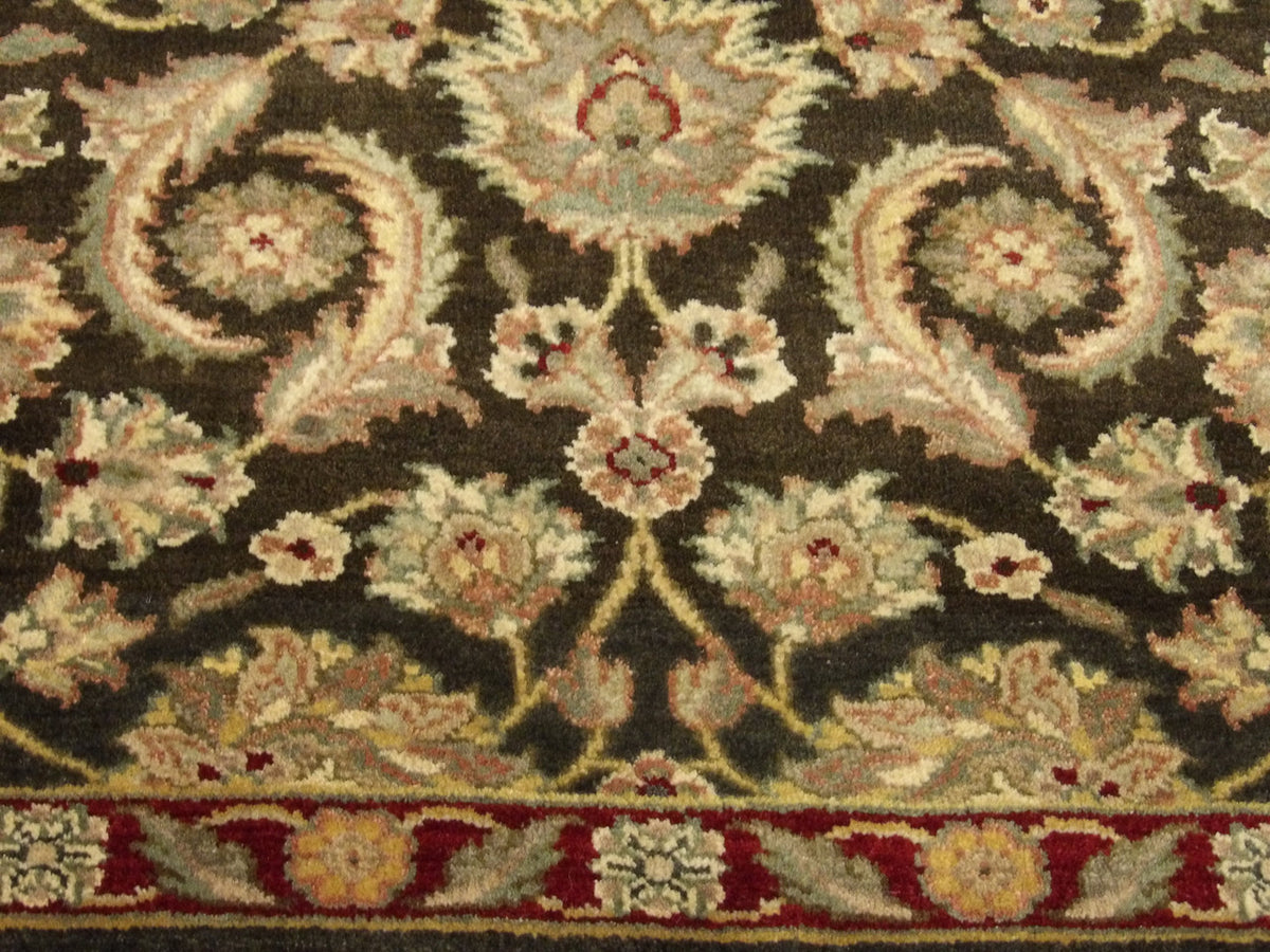Jaipur Kashan runner border detail