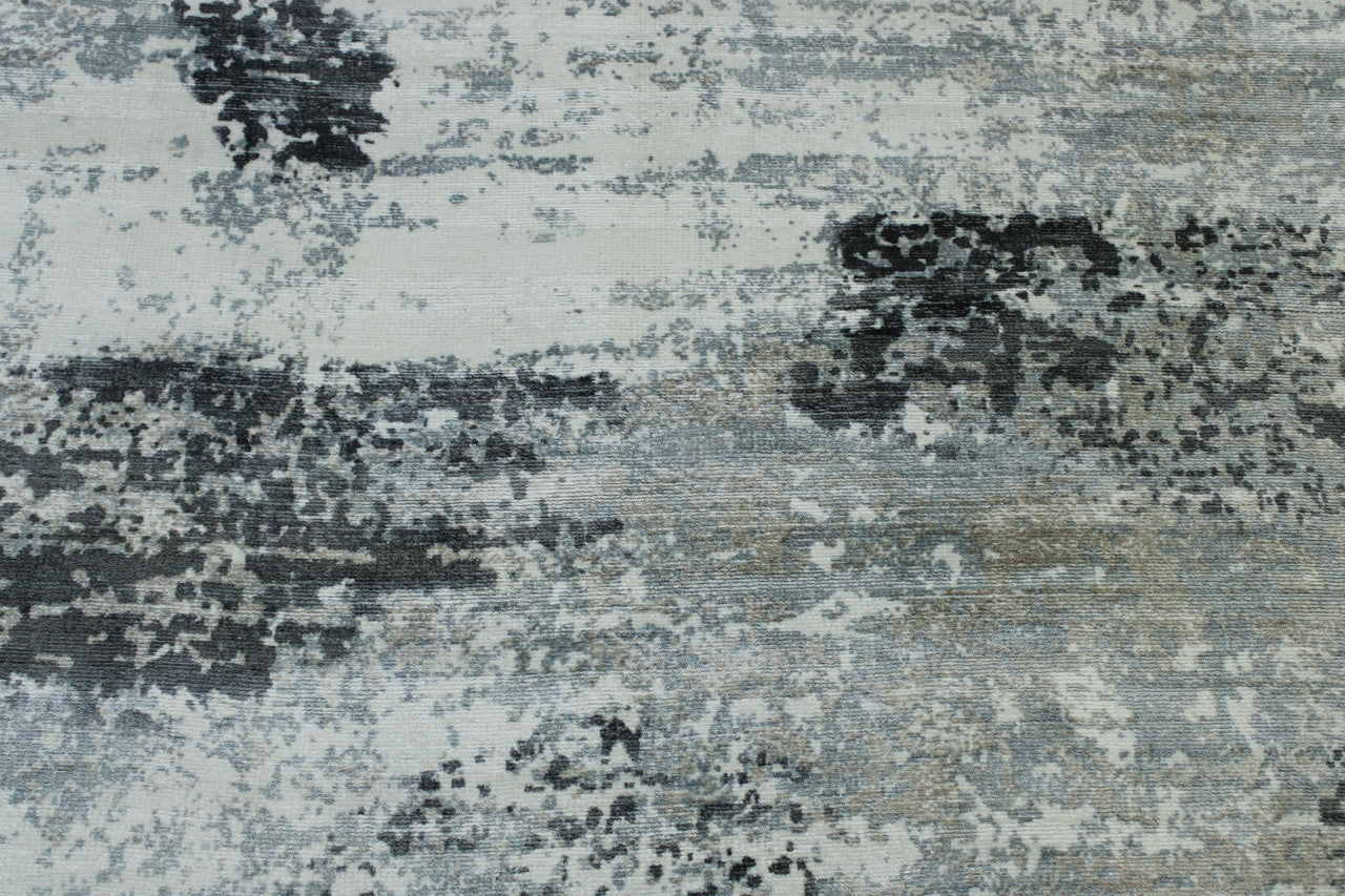 Modern Abstract Design rug corner detail