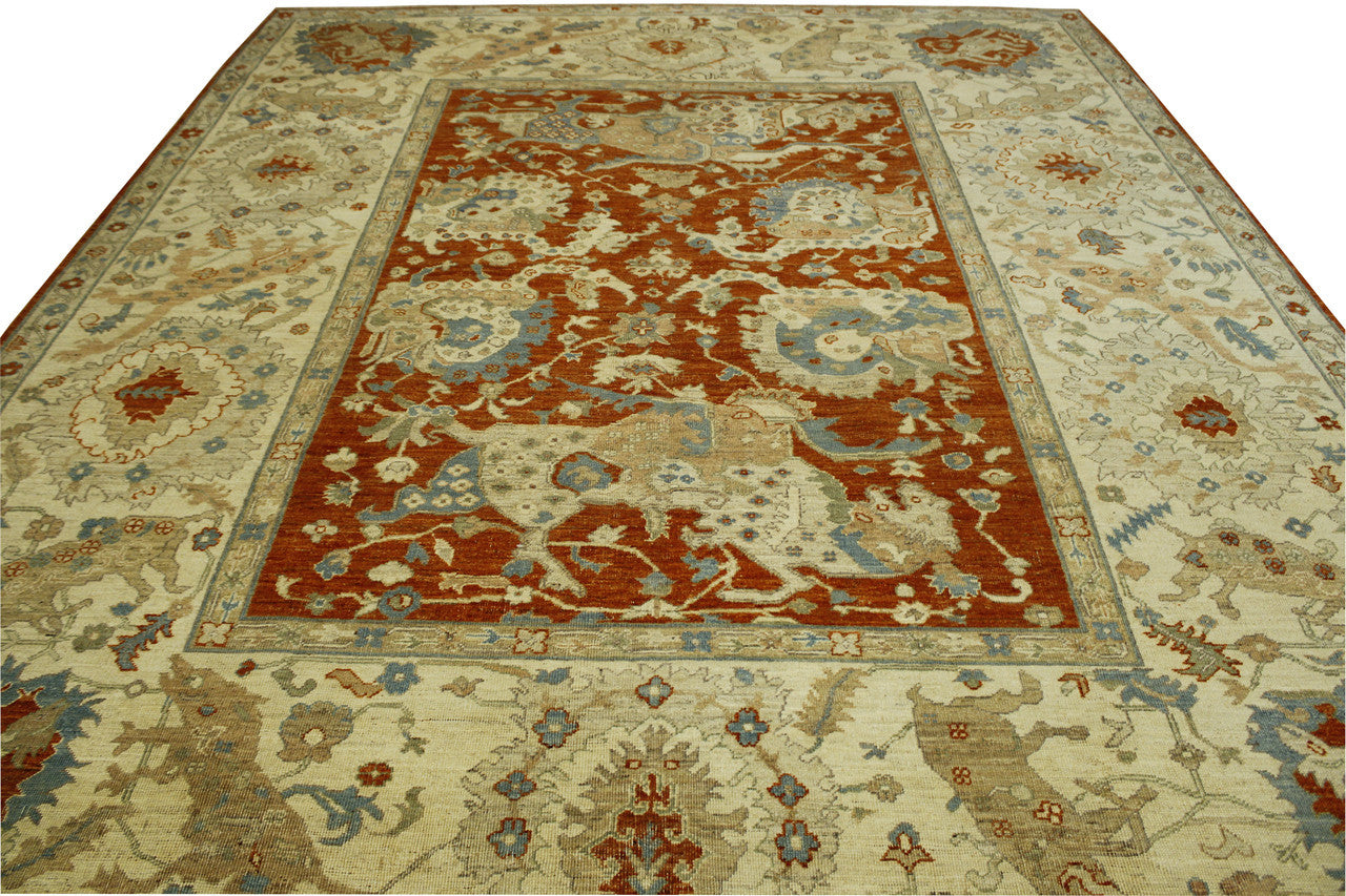Tribal Vegetable Dye Mamluk rug corner detail