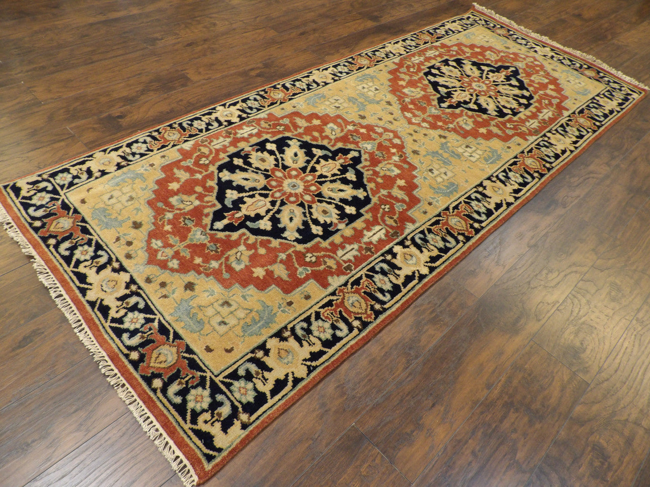 Serapi pattern detail, tribal runner