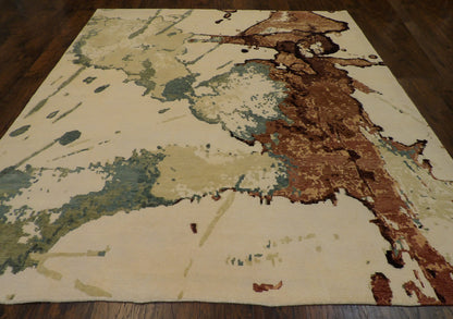 Transitional Flash Design rug corner detail