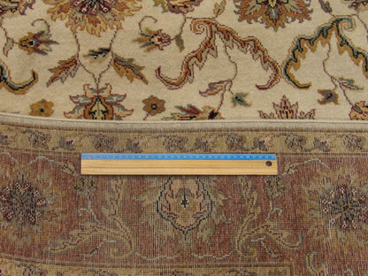 Beige & Pink Fine Ziegler Tie Dye rug in room setting