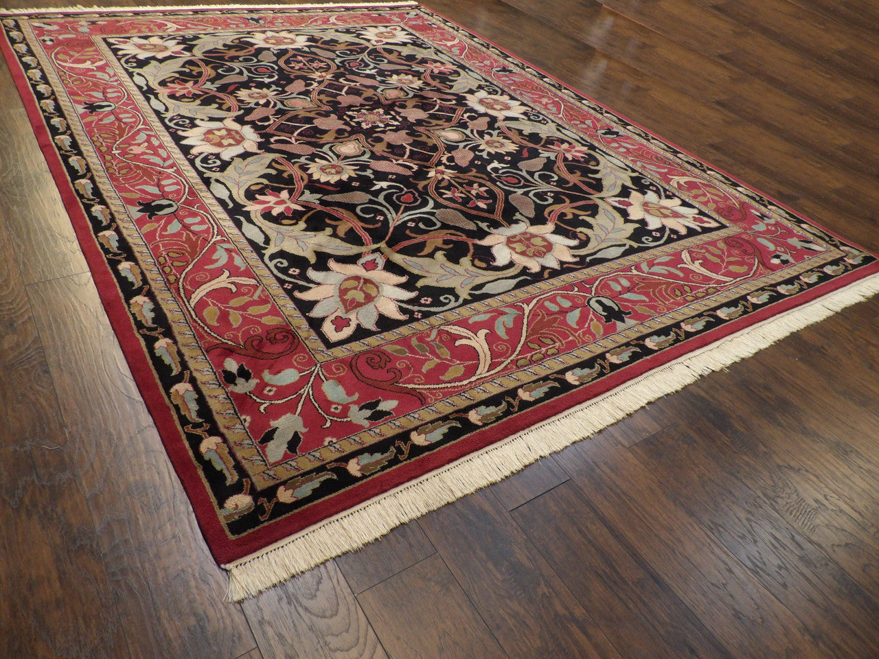 Full view of Tibetan Mashad Design rug
