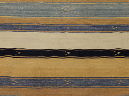 Anatolian stripe kilim texture close-up