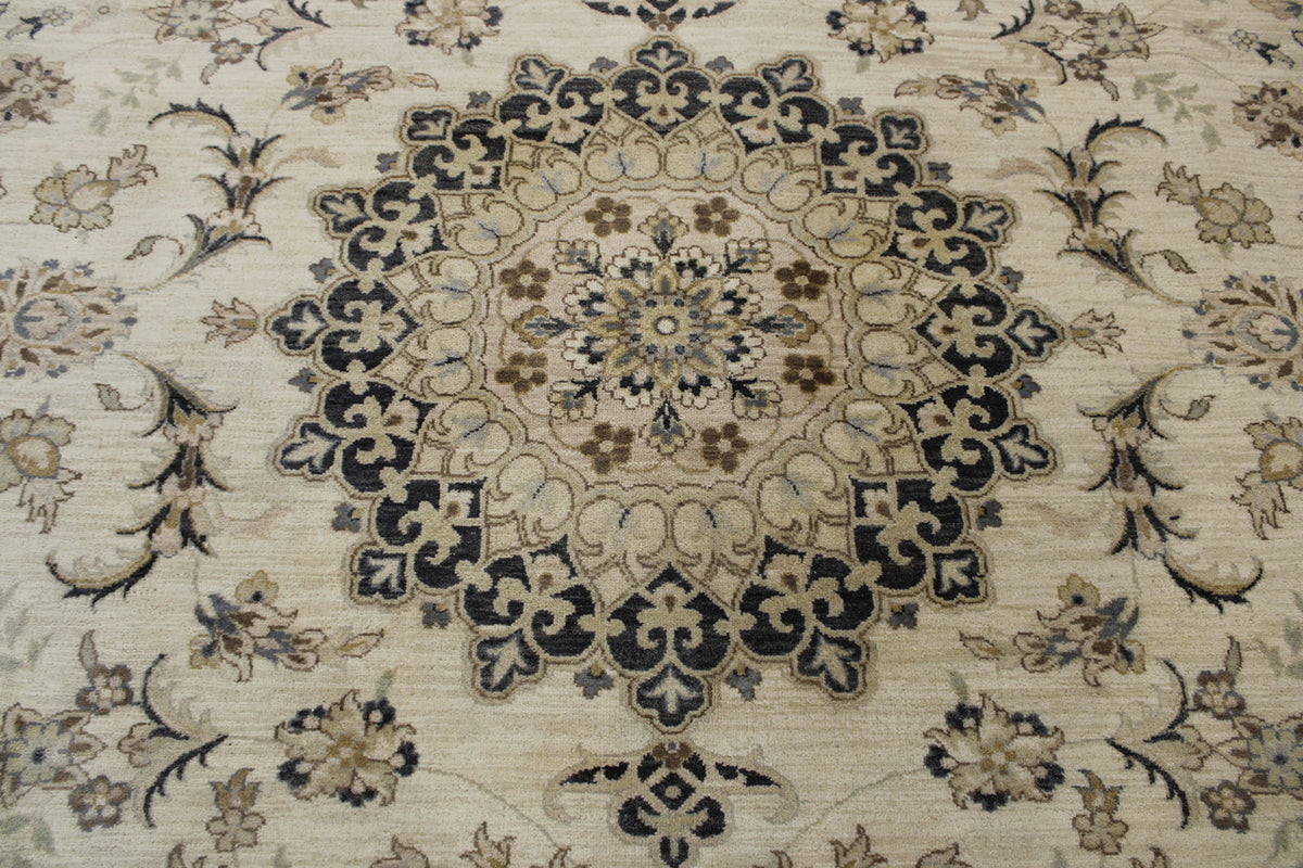 Full view of Oushak Indo Agra Chobi rug