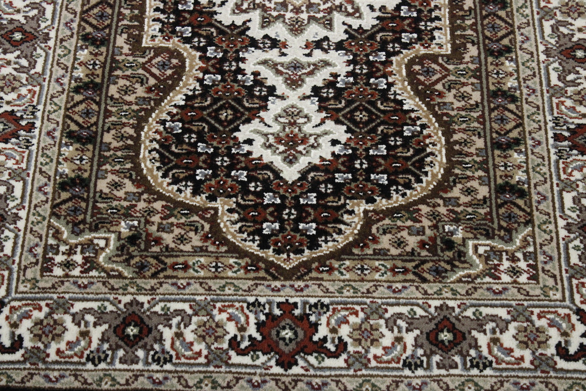 Close-up of wool pile, Black rug