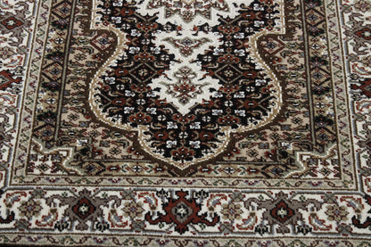 Close-up of wool pile, Black rug